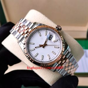 18 -stijl Super Quality BP Factory Ladies Men Watches 36mm witte wijzerplaat 126334 126234 126233 Sapphire Asia 2813 Beweging Mechanische automatische polshorloges