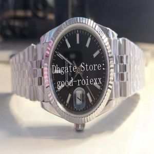 18 stijl horloges voor heren 36 mm middelgroot zwart wit blauwe wijzerplaat heren BP Factory Automatic 2813 horloge BPF Jubilee armband 126234246A