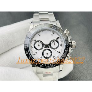 18 Styles Montre Homme 40mm Mouvement mécanique automatique Acier inoxydable Ref.116500-116508 Montre-bracelet lumineuse en verre saphir de haute qualité boîte d'origine