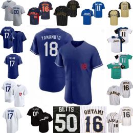 18 Yoshinobu Yamamoto Baseball Jersey Shohei Ohtani Youth Men Lady Jerseys Japonais