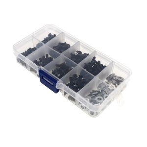 180/340pcs Kit de caja de tornillo RC para Traxxas Redcat HPP HPI ARRMA LOSI 1/8 1/10 Auto M3 M4 M4 Lavadora de hardware Agujecillo