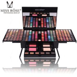 180 Colors Professional Eye Shadow Palette Makeup Set with Brush Mirror Shrink EyeShadow Cosmetic Makeup Case241b