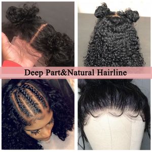 180 densité Bob Bob Bob Kinky Curly Wig Simulation Human Human Brésilien Synthétique en dentelle Front Pernes pour les femmes noires quotidiennement