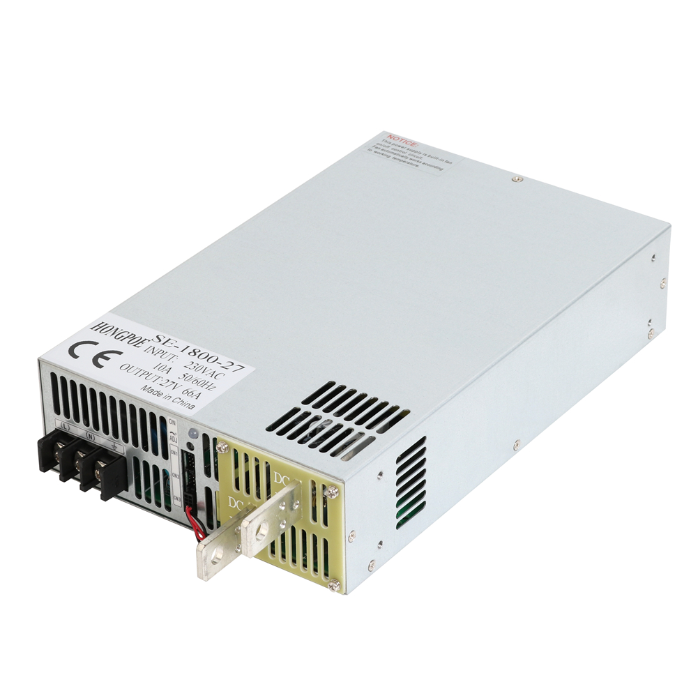 Fonte de alimentação de 1800W 27V Transformador 0-27V Power ajustável PLC/PMW/0-5V Controle de sinal analógico Saída 110VAC/220VAC