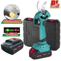 1800W Borstelloze Elektrische Snoeischaar voor 18V Batterij 30mm Boomtakken Cutter 4 Versnellingen Schaar Elektrisch gereedschap 231228