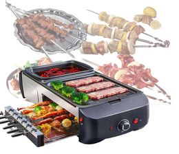 1800W Maison électrique Grill Barbecue Grill Machine maison Elecitrc BBQ Furnace Affaire avec cuisinière en pot220V12182762253834