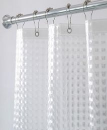 180180cm Ligne de rideau de douche transparente EVA Heavy Duty pour la salle de bain rideau étanche 6212831