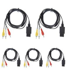 180cm AV TV RCA Câble vidéo vidéo AV Audioovideo TV RCA Câble composite pour Nintendo N64 SNES Super GameCube7986396