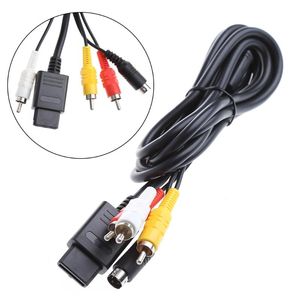 180 cm AV TV RCA Video Cord Kabel Voor Game cube voor SNES GameCube voor Nintendo voor N64