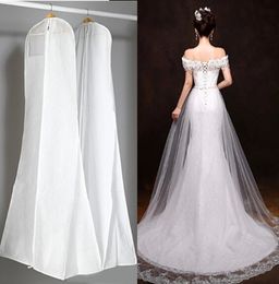 180 cm robe de mariée cache-poussière extra large vêtements sacs à vêtements long train robes de bal de soirée épais non tissé anti-poussière Protect4245480