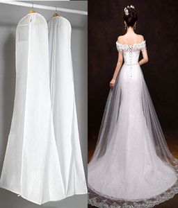 180 cm robe de mariée cache-poussière extra large vêtements sacs à vêtements longue traîne robes de bal de soirée épais non tissé anti-poussière Protect8947574