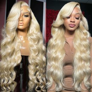 180Density 613 HD Lace Frontal Wig Body Wave Transparent 13x4 Lace Front Heuvrages humains Perruques Prénue de la fermeture en dentelle Perrette synthétique pour femmes