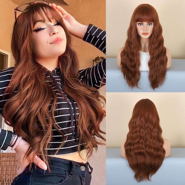 180 Densensity Brésilien Red Lace Frontal Wigs colored Lace Front Simulation Hoilation humaine pour femmes Black / Blonde / Brown / Grey Synthetic Wig Babyhair
