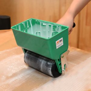 180 ml / 320 ml de peinture seaux de peinture portable Handheld Applicator Roller Manual Gluer for Woodworking Painting Tool