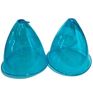 Accessoires Pièces 180 ml La plus grande taille XXXL en plastique bleu grande tasse pour le traitement colombien de levage des fesses élargissement du sein machine d'aspiration sous vide