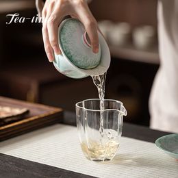 180 ml puur handgeschilderde riet keramische Gaiwan Zen Tea Ceremony Equipment Maker Cup Saucer Cha Cover Bowl Teaset Brewing Tureen Lid