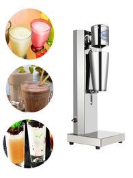 180W Commercial Milkshake Maker Boisson Mélangeur Professionnel Lait Thé Boutique Mélangeur Lait Mousse Unique Broche