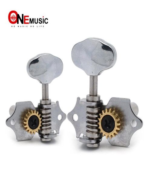 181 Gear Open UK Guitar String Tuners Tuning Pegs Machine Head Middle Hole para guitarra clásica Ukulele Chrome3175748