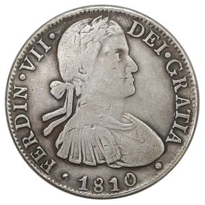 1810 Mexique pièces de monnaie plaquées argent