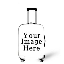 1832 inch aanpassen uw afbeeldingnaam Bagage Cover Suitcase Beschermingsafdekkingen Elastische Antidust Case Trolley 240429