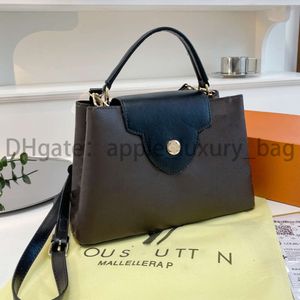 Le sac fourre-tout du sac à bandoulière Sac de luxe L Sac en cuir v Sac de selle de haute qualité Lettre de mode rétro Small Bag de créateur de sacs à main portefeuille 112233