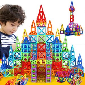 184 uds-110 Uds Mini juego de construcción de diseñador magnético modelo de juguete de construcción bloques magnéticos de plástico juguetes educativos para niños Gif 220527