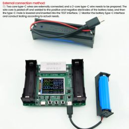 18650/21700 lithiumbatterijcapaciteit Tester 2/4 kanaaltype-c auto interne weerstand mah MWh batterijvermogendetector module