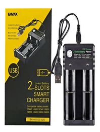 18650 Battery Dual Chargeur avec USB 20 Cable Lion 2 Slot Lithium Batteries pour 20700 26650 183505270039