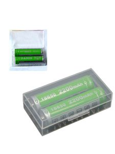 Boîtier de stockage en plastique transparent 18650 pour 14500 16340 Batteries Organisateur Conteneur XBJK2105