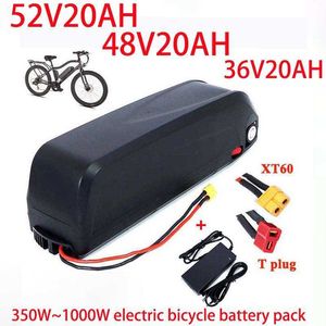 18650 Ebike -batterij 36V 48V 52V/20Ah Hailong Tube Elektrische fietsbatterij Pack van toepassing op Bafang 250W 350W 500W 750W 1000W