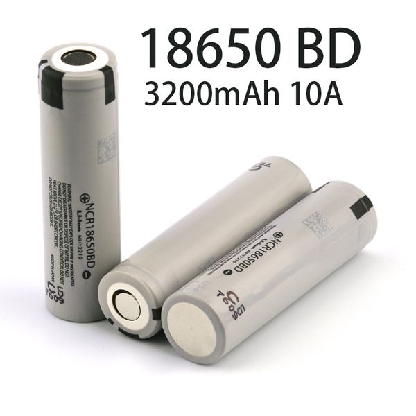 18650 NCR 18650BD 3200mAh 10A Batería de descarga para vehículo eléctrico