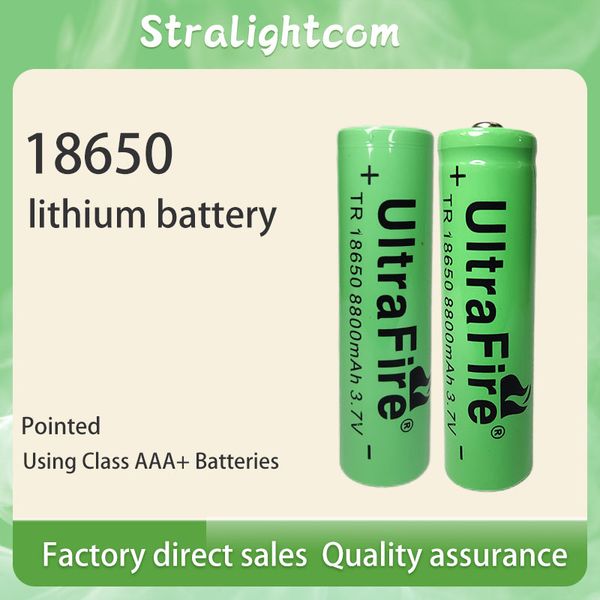 La batterie au lithium 18650 8800mAh 3.7V peut être utilisée pour charger une torche lumineuse Po, etc.