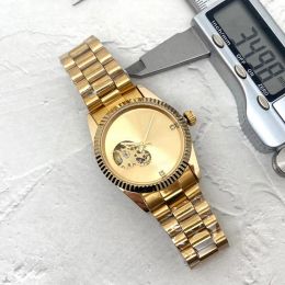 187 montres de luxe unisexes pour hommes et femmes, de styliste en diamant, 36mm, mouvement mécanique automatique, bracelet en acier inoxydable, montre en or, cadeau de noël pour hommes et femmes
