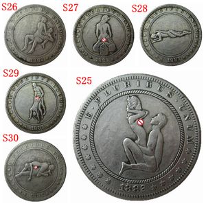 1882-CC sexy Hobo Coins USA Morgan Dollar Sculpté À La Main Artisanat Copie Pièces En Métal Artisanat Cadeaux Spéciaux