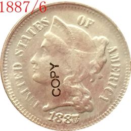 1887/6 usa drie cent nikkel copy munten metaal ambachten speciale geschenken