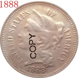 1888 USA THREE CENT NICKEL COPY COINS Métal Artisanat Cadeaux spéciaux