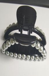 189 SamCC accessoires de cheveux de mode pinces à cheveux noires 842CM épingles à cheveux en acrylique perle pour dames cadeau 2pcslot5493939