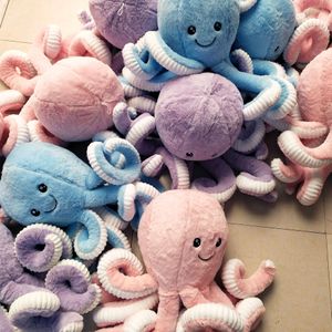 18 cm 40 cm venta al por mayor creativo lindo pulpo de peluche juguetes ballena muñecas juguetes de peluche pequeño colgante mar animales juguetes niños bebé regalos LS533