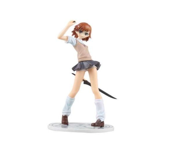 18cm Un certain railgun scientifique GK Mikoto Misaka PVC Action Figure Japan Anime Figure Modèle Collectible Toy Doll Gifts Q07221441190