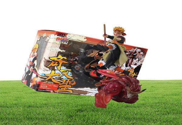 18 cm GEM Shippuden Uzumaki Cos Son goku El Rey Mono Estatuilla PVC Figura de acción Modelo Coleccionable Juguete Muñeca Regalo Y2004214933914