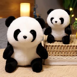 18CM belle Panda Animal en peluche poupée en peluche canapé chaise canapé-lit décor oreiller dessin animé Kawaiii poupées filles amoureux cadeaux