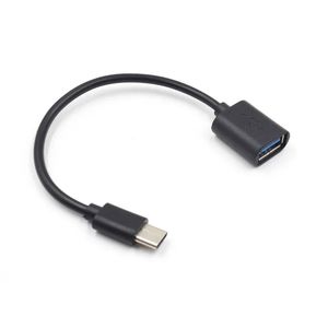 Téléphone mobile 18cm USB Type C 3.1 Mâle à USB 2.0 Femelle Câble OTG Adaptateur USB Fond pour les convertisseurs d'adaptateur Type-C Xiaomi Huawei