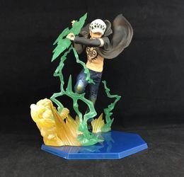 18 cm PVC Anime One Piece Trafalgar Law Super Fierce Battle Gamma Knife Battle Garage Kit Ornamenten Toys Cool Thing Figuur Geschenk L026653472