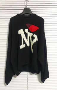 18ff New Raf Surdimensia NY Sweater Hoodies Men Femmes Unisexual Pocket Knit Shirt Fashion Black Long Sleeve 8885646869