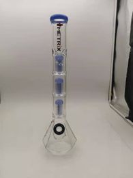 18 inch zware Beacker Percolator glazen bong diamant 14 mm joint met downstem en bowl