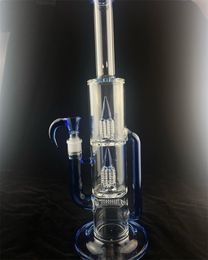 18 inch rookpijp blauwe accenten bong 18 mm gezamenlijke fabriek directe prijs