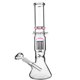 18-Zoll-Glas-Wasserbongs-Huka-Becher-Basis-Dab-Rigs-Downstem-Perc mit 14-mm-Schüssel-Bubbler-Räucherpfeife