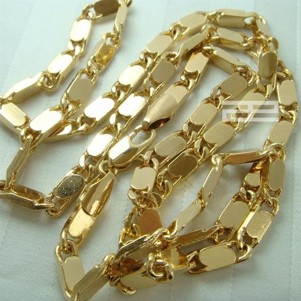 Collar de cadena de 61 cm de largo con relleno de oro de 18 quilates y 18 quilates N45154l