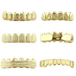 Braces de dents et de dents inférieures à des dents électrolitées 18K
