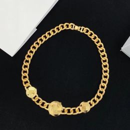 Gargantilla dorada de 18k, collar, pulsera, León, collar clásico, marca de joyería, diseñador, fiesta, regalo de boda